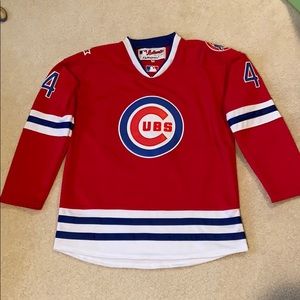 Anthony Rizzo Majestic Cubs Hockey Style Jersey